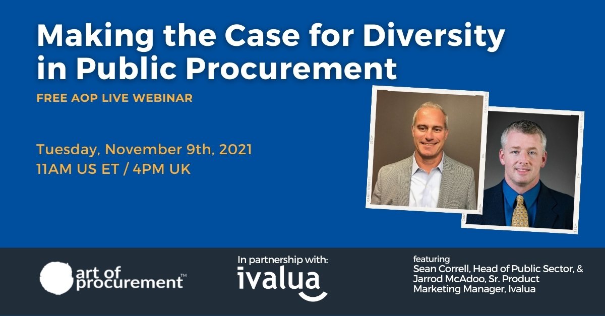 AOP Live - Making the Case for Diversity in Public Procurement